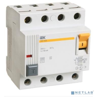 Iek MDV12-4-025-300 УЗО ВД1-63S 4Р 25А 300мА ИЭК 