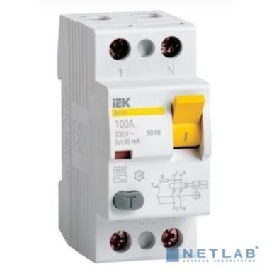 Iek MDV11-2-050-030 УЗО ВД1-63 2Р 50А 30мА тип А ИЭК