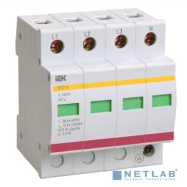 Iek MOP20-4-B Огр-ль имп. перенапр. ОПС1-B 4Р In=30kA Un=400B Im=60kA ИЭК