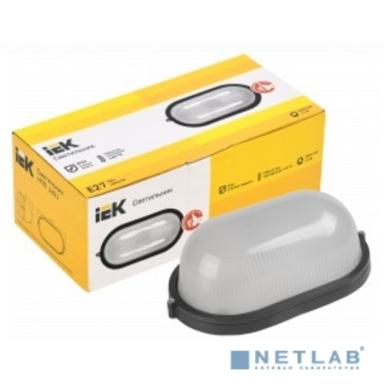 Iek LNPP0-1401-1-060-K02 Светильник НПП1401 черный/овал 60Вт IP54  ИЭК