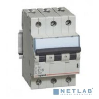 Legrand 403950 Автоматический выключатель TX3 6000 - 10 кА - тип характеристики C - 3П - 400 В~ - 63 А - 3 модуля