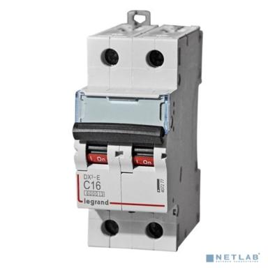 Legrand 407502 Автоматический выключатель DX3 6000 - 10 кА - тип характеристики B - 2П - 230/400 В~ - 1 А - 2 модуля