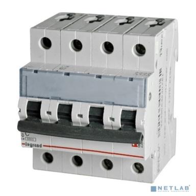 Legrand 407928 Автоматический выключатель DX3 6000 - 10 кА - тип характеристики C - 4П - 400 В~ - 16 А - 4 модуля