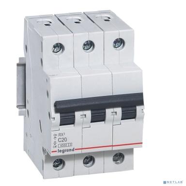 Legrand 419709 RX3 Авт.выключатель 4,5кА 20А 3П C