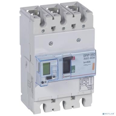 Legrand 420402 Автоматический выключатель DPX? 250 - эл. расцепитель - с изм. блоком - 25 кА - 400 В~ - 3П - 40 А