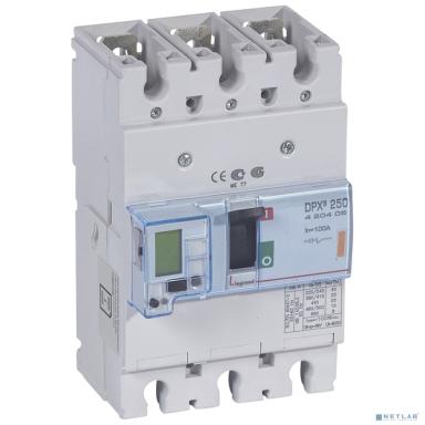 Legrand 420405 Автоматический выключатель DPX? 250 - эл. расцепитель - с изм. блоком - 25 кА - 400 В~ - 3П - 100 А