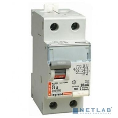 Legrand 411504 Выключатель дифференциального тока DX?-ID - 2П - 230 В~ - 25 А - тип AC - 30 мА - 2 модуля