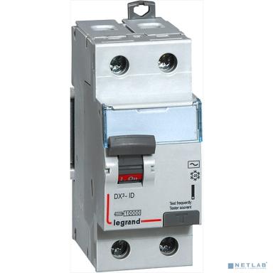Legrand 411528 Выключатель дифференциального тока DX?-ID - 2П - 230 В~ - 100 А - тип AC - 300 мА - 2 модуля