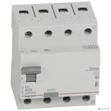 Legrand 402063 RX3 ВДТ 30мА 40А 4П AC