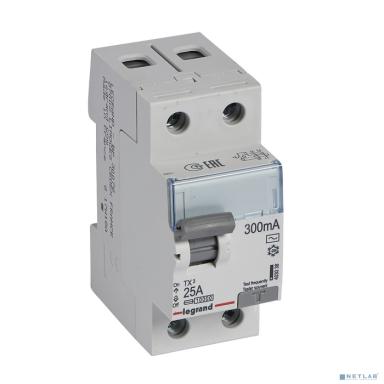 Legrand 403038 Выключатель дифференциального тока TX? - 2П - 25 А - тип AC - 300 мА - 2 модуля