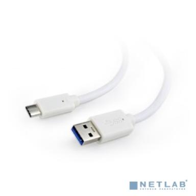 Cablexpert Кабель USB3.0 AM/USB Type-C, 1.8м, белый, пакет (CCP-USB3-AMCM-6-W)