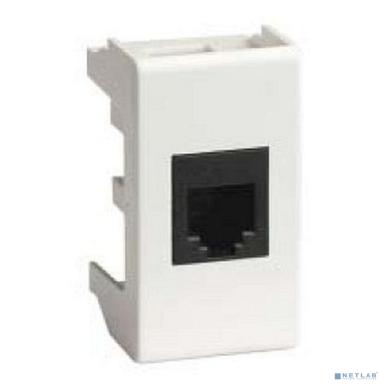 Dkc 45038 Комп.роз. RJ45 кат.5e, 8P8C,  Viva, белая, 1мод