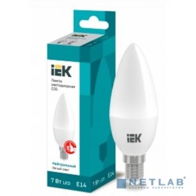 Iek LLE-C35-7-230-40-E14 Лампа светодиодная ECO C35 свеча 7Вт 230В 4000К E14 IEK