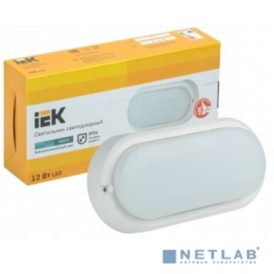 Iek LDPO0-4012-12-4000-K01 Светильник LED ДПО 4012 12Вт IP54 4000K овал белый IEK