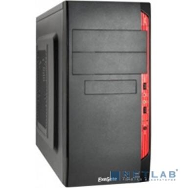 Exegate EX272732RUS Корпус MinitowerQA-410 Black, mATX, <XP350, Black, 120mm> 2*USB, Audio