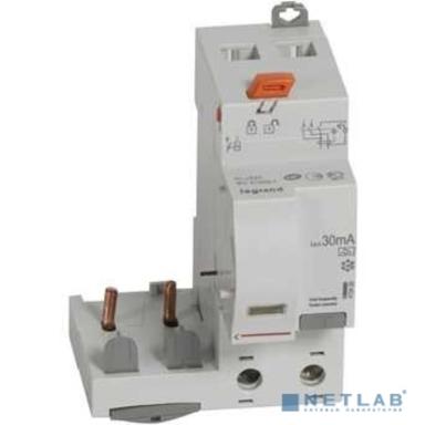 Legrand 410429 Дифференциальный блок DX? - тип A - 30 мА - 2П - 230 В~ - 63 А - 2 модуля