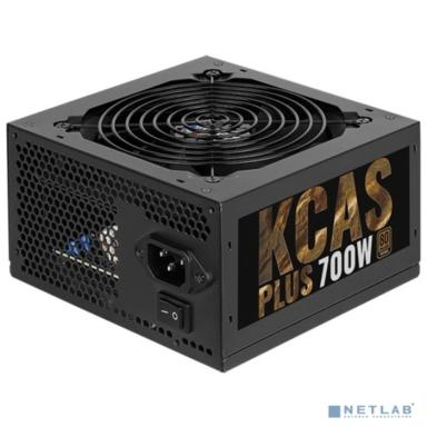 Aerocool 700W RTL KCAS-700 PLUS  {80+ Bronze, fan 12cm, 550mm cable, 20+4P, 4+4P, PCIe 6+2P x4, PATA x4, SATA x7L} (замена 11080851)