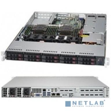 Supermicro SYS-1029P-WTRT 1U, 2xLGA3647, 12xDDR4, 10x2.5, 2x10GbE, IPMI, 2x750W, 2x PCIEx16, 1x PCIEx8