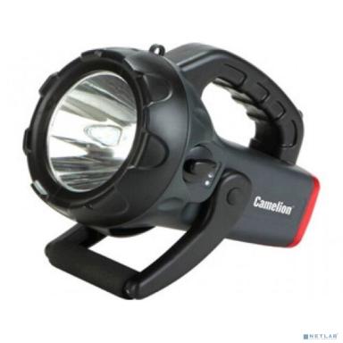 Camelion LED2931R2  (фонарь аккум 220В/12В, карбон,   10W  CREE LED, 4В 4А-ч, пластик, коробка)