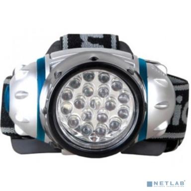 Camelion LED5313-19F4 (фонарь налобн, металлик, 19LED, 4 реж, 3XR03 в компл, пласт, блист)