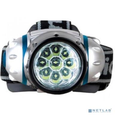 Camelion LED5317-9Mx   (фонарь налобн, металлик,9 ультра ярк LED,4 реж, 3XR03 в компл, пласт, блист)