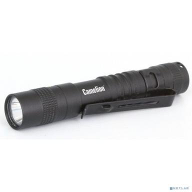Camelion LED51516  (фонарь, черн,  LED XPE, 3 реж 1XLR03 в компл., алюм., откр. блистер)