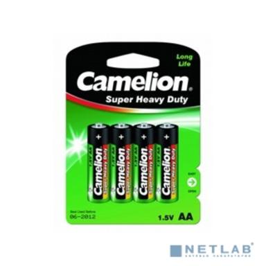 Camelion  R 6  BL-4 (R6P-BP4G, батарейка,1.5В) (4 шт. в уп-ке)