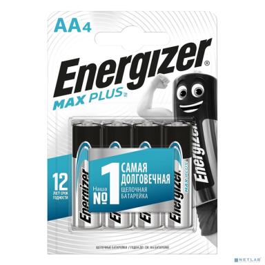Energizer MAX PLUS LR6/E91 AA FSB4 (lR6/4BL MAX PLUS)  (4 шт. в уп-ке)