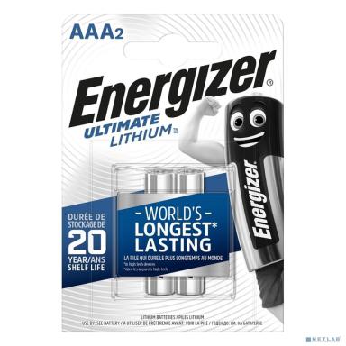 Energizer Ultimate Lithium AAA FSB2/FR03(L92) (2 шт. в уп-ке) [639170]