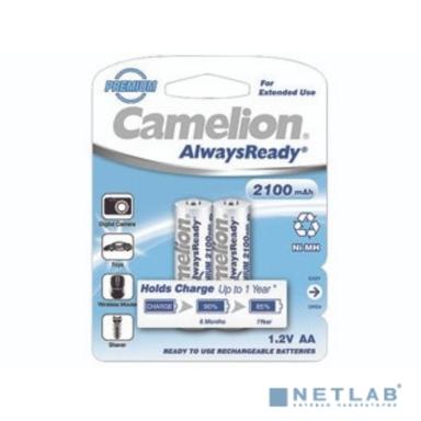 Camelion  AA- 2100mAh Ni-Mh Always Ready BL-2 (NH-AA2100ARBP2, аккумулятор, 1.2В) (2 шт. в уп-ке) 