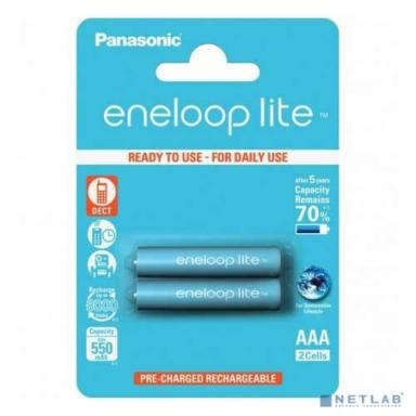 Eneloop Lite AAA550mAh/2BL BK-4LCCE/2BE (2 шт. в уп-ке) 