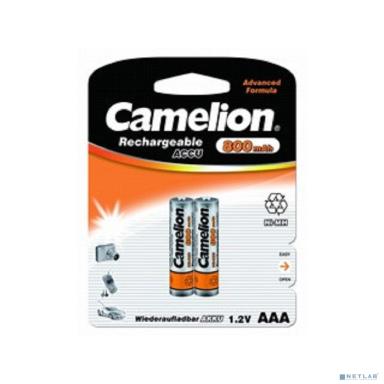 Camelion   AAA- 800mAh Ni-Mh BL-2 (NH-AAA800BP2, аккумулятор,1.2В)  (2 шт. в уп-ке)