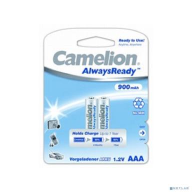 Camelion   AAA- 900mAh Ni-Mh  Always Ready  BL-2 (NH-AAA900ARBP2, аккумулятор, 1.2В)  (2 шт. в уп-ке)