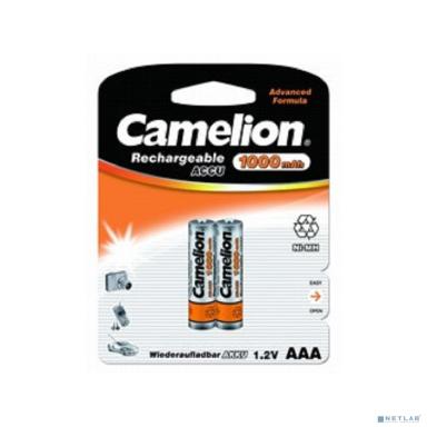 Camelion   AAA-1000mAh Ni-Mh BL-2 (NH-AAA1000BP2, аккумулятор,1.2В) (2 шт. в уп-ке) 