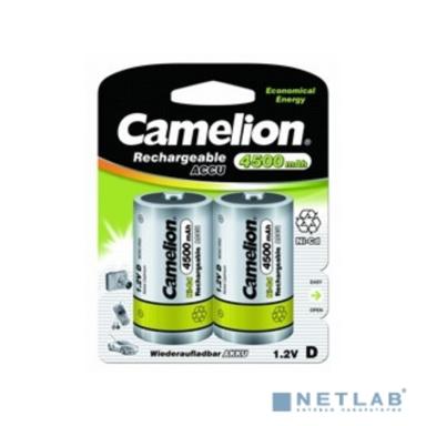 Camelion  D- 4500mAh Ni-Cd BL-2 (NC-D4500BP2, аккумулятор,1.2В)  (2 шт. в уп-ке) 