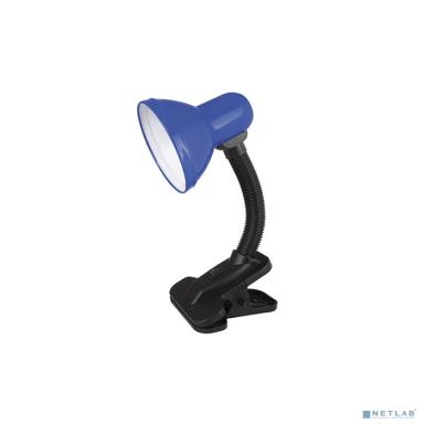 Ultraflash UF-320P  C06 синий (Светильник настольный с прищепкой 230В, 60Вт, E27, ЛОН)