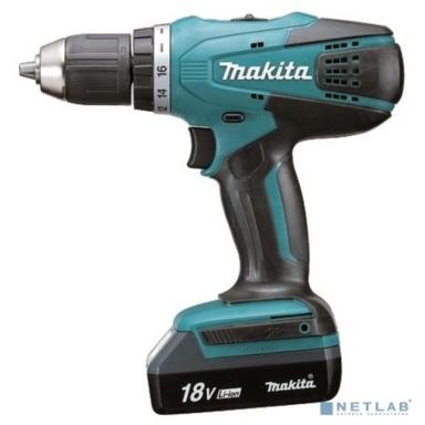 Makita DDF453SYX4 Дрель ак,{18В,2х1.5Ач Li-ion,БЗП-13мм,0-400\1300об\м,42\27Нм,1.8кг,кор}
