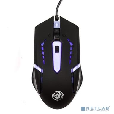 Мышь MGK-03U Dialog Gan-Kata - игровая, 4 кнопки + ролик, 7-ми цветная подсветка, USB, черная
