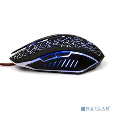 Мышь MOG-15U Nakatomi Gaming mouse - игровая, 6 кнопок + ролик, 7-ми цветная подсветка, USB, черная