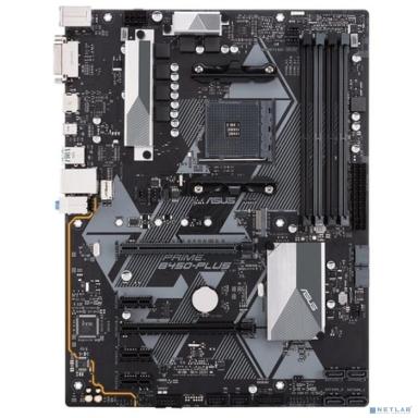 ASUS PRIME B450-PLUS (Socket AM4, ATX, 4xDDR4(128GB), DVI-D/HDMI 2.0, 1xPCIe 3.0x16/1xPCIe 2.0x16/3xPCIe 2.0, 1xLAN, 6xSATA 6Gb/s, 1xM.2, 1xType-C, 4xUSB 3.1, 2xUSB 2.0, 1xPS/2)