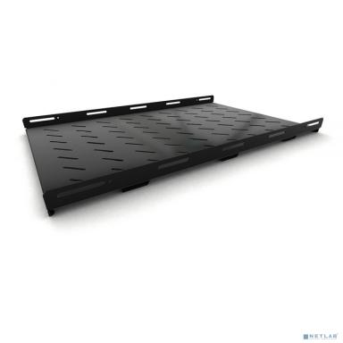 Hyperline TSH3H-850-RAL9004 Полка стационарная усиленная, глубина 850 мм, с боковым креплением, нагрузка до 100 кг, для шкафов серии TTB, TTBR, 485х850мм (ШхГ), цвет черный (RAL 9004)