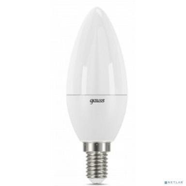 GAUSS 103101107 Светодиодная лампа LED Свеча E14 6.5W 520lm 3000К 1/10/100 