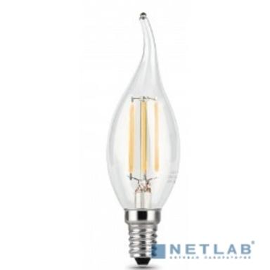 GAUSS 104801209 Светодиодная лампа LED Filament Свеча на ветру E14 9W 710lm 4100K 1/10/50 