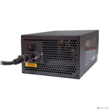 Exegate EX220360RUS-S Блок питания 700NPXE(+PFC), ATX, SC, black, 12cm, 24p+(4+4)p, 6/8p PCI-E, 4*SATA, 3*IDE, FDD + кабель 220V с защитой от выдергивания