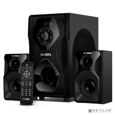 SVEN AC MS-2055, черный (55Вт, FM-тюнер, USB/SD, дисплей, ПДУ, Bluetooth)