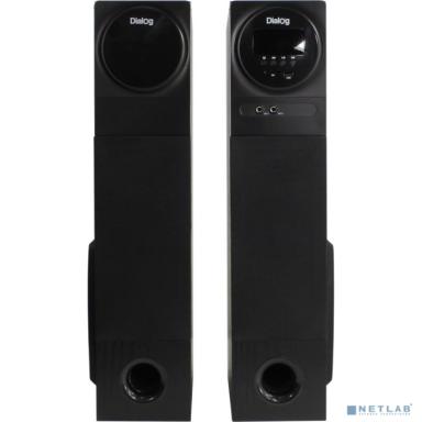 Dialog Progressive AP-2300 BLACK - акустические колонки 2.0, 2*40W RMS,  Bluetooth, FM+USB+SD reader