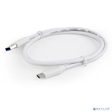 Bion Кабель USB 3.0 AM to Type-C cable (AM/CM), 1 m, white. 5 Гбит/с .  3A (36W) [BXP-CCP-USB3-AMCM-1M-W]