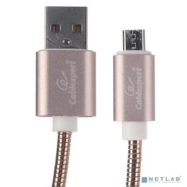 Cablexpert Кабель USB 2.0 CC-G-mUSB02Cu-0.5M AM/microB, серия Gold, длина 0.5м, золото, блистер