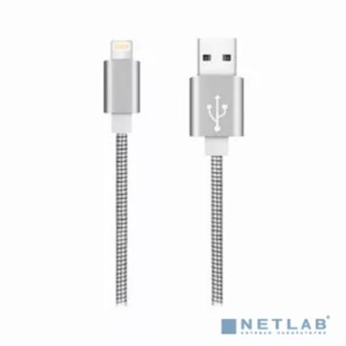 Rexant (18-4247) Кабель USB-A – Lightning для Apple, 2,4А, 1м, в металлической оплетке
