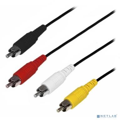 Rexant (17-0304) Шнур  4х4 RCA  3М  